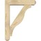 Ekena Millwork Funston Craftsman Rough Sawn Bracket w/ Offset Brace, Douglas Fir, 6"W x 26"D x 34"H BKT0604X26X34FST04RDF - alternate 2